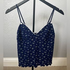 Forever 21 Blue Spaghetti Strap Tank Top